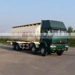 Chinasino Truck Bulk Concrete Truck, 35 Cbm Bulk Concrete Tank Truck for Sale, Howo 35000L Cement Tank Truck for Sale thumbnail-1