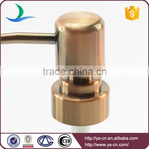 Plastic Electroplate Red Copper Silk Effect Lotion Pump for Hand Soap thumbnail-2