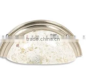 Cup Pull-KW-BN Granite Pull Cup Pull Brushed Nickel for Kitchen and Bathroom thumbnail-1