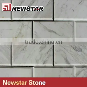 Newstar White Carrara Backsplash Marble Subway Tile Bthroom Mosaic thumbnail-4