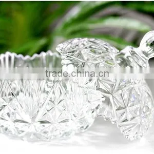 Wholesale Glass Sugar Bowl With Lid thumbnail-1