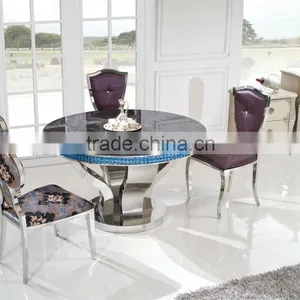 TH369 Xinqing Cheap Price Marble Dining Room Table thumbnail-2