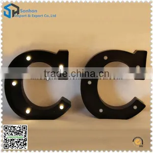 New Style Plastic LED Lighted Letters/ Letter" C" Decoration Lamp With Battery thumbnail-4