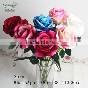 Decorative Artificial Bouquet Foliage,artificial Table Centerpieces Flowers ,artificial Rose thumbnail-4