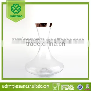 2L Handmade Blowin Color Box Bulk, Rose Gold Decanter thumbnail-1