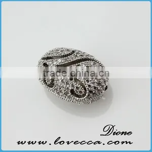 Multi Color Paved Jewelry Pendant Components thumbnail-1