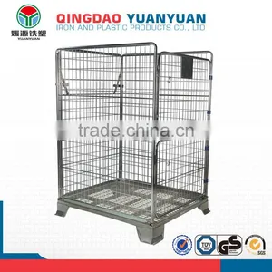 Stacking Logistics Wiremesh Storage Mesh Container Metal Pallet Cage thumbnail-1