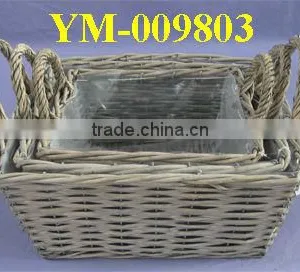 Rectangular Willow Garden Flowerpot thumbnail-1