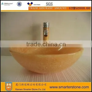 Yellow Flower Wash Basin,wash Basin Gold thumbnail-1