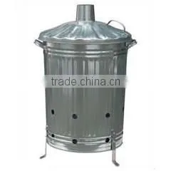 75L 90L 100L Galvanized Steel Garden Incinerator for Sale thumbnail-1