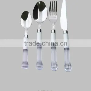 Promotional Stainless Steel Tablewares With Plastic Handle thumbnail-1