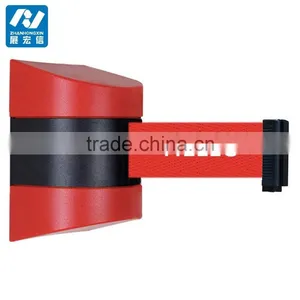 Wholesale Plastic Wall Barrier Wall Mounting Retractable Safety Barriers/strap thumbnail-4