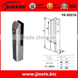 Hot Sale Stainless Steel Glass Fittings/Glass Railing Clamp/Pool Fence Glass Spigot thumbnail-4
