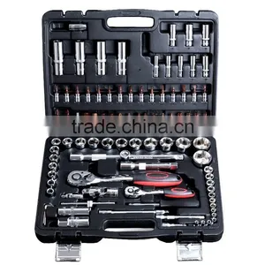 94pcs Socket Set (1/2" & 1/4") Ratchet Wrench CRV Auto Repair Tools Set thumbnail-1