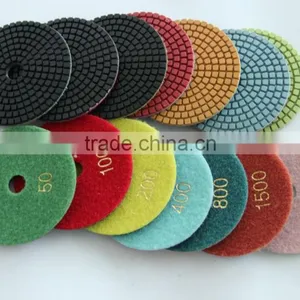 Colourful Diamond Polishing Pad With or Without Water thumbnail-1