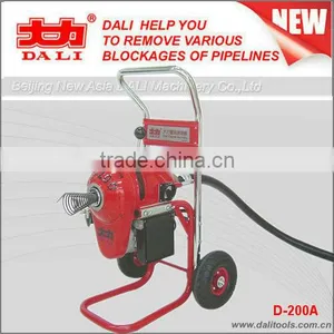 Drain Sewage Pipe Cleaner With Sectional 30mm Cables thumbnail-1