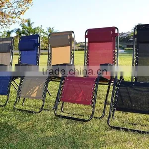 Patio Garden Pool Adjustable Sand Folding Lafuma Zero Gravity Chair thumbnail-6