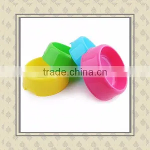 Custom Mini Four Color Plastic Dog Bowl Plastic Cheap Pet Product for 2015 Manufacturer thumbnail-1