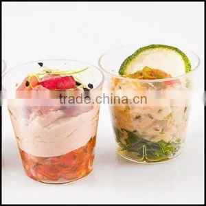Small Plastic JELLY CUPS Clear Nice Party Petite Dessert Shot Glasses,custom Plastic Party Dessert Cups,OEM Plastic Jelly Cups thumbnail-1