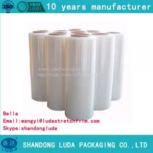 Factory Wholesale Anti Tear Transparent LLDPE Plastic Protective Stretch Wrap Film Roll thumbnail-1