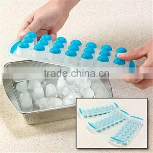 Wholesale Silicone Ice Mould Plastic 21 Pcs Ice Cube Try on Sale thumbnail-4