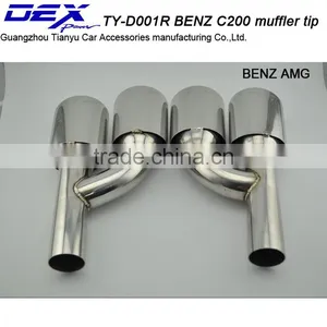 Best Price High Quality Car Part Tuning B-enz Amg C200 Exhaust Muffler Tip thumbnail-1