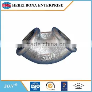 Best Selling Malleable Iron Galvanized Casting Elbow thumbnail-1