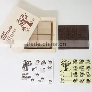 2015 Newest Top Quality Wood Cute Stamp|convenient Beautiful Stamp thumbnail-2