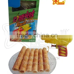 Yummy Egg Roll Cream Biscuit With Water Gun thumbnail-1