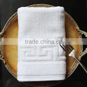 3pcs / LSET WHITE HOTEL Bath Towel Set 100% Cotton Great Wall Plaid Wholesale thumbnail-2