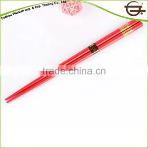 Red Organic Wood Wedding Chopstick Gift In Chinese thumbnail-5