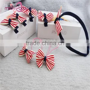 Cheap Baby Girls Headwear Set Grosgrain Ribbon Bow Hair Accessories for Kids thumbnail-2