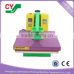 China Sales Low Price Manual T-shirt Printing Press Resistant Heat Transfer Machine thumbnail-4