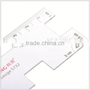 Kearing Transparent Plastic Measuring Gauge for Sewing & Tailor & Fashion Design Erose Rulers#5732 thumbnail-4