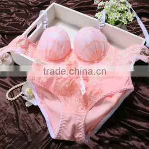 Sexy Hot Push up Underwire Transparent Lace Bra thumbnail-2