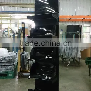 Unique Black Acrylice and Steel Golf Ball Box Display Stand thumbnail-6