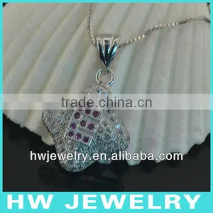 HWPE14444 Letter E Silver Jewelry Pendant thumbnail-1