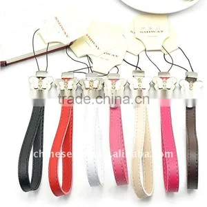 Fashion Leather Rope Accessories for Mobile Phone, Cell Phone, Fashion Mobile Chain thumbnail-1