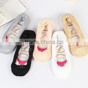Zm40577b Wholesale Summer Women Lace Low-cut Liners Socks thumbnail-2