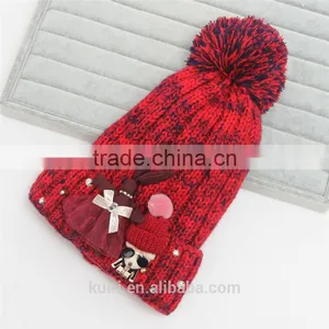 Beanie Winter Kniting Hat With Ball Hip Hop Dancing British Flag Stars Unisex Men Womens Beanies Accessories thumbnail-6