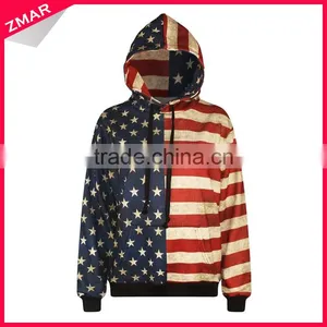 3D Sublimation Printing Bulk Polyester Pull Over Wholesale Lightweight Hoodie thumbnail-1
