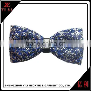 Crystal Shining Cheap Wedding Party Mens Rhinestone Bow Ties thumbnail-1
