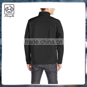 Jacket Without Hood Solid Color Jacket Cargo Biker Jacket for Man thumbnail-4
