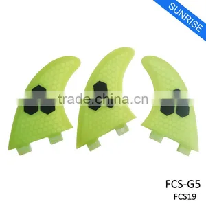 Surfing Quilhas Blue Fiberglass Fin G5 Fiber Fin Surfboard Barbatanas de Surf thumbnail-3