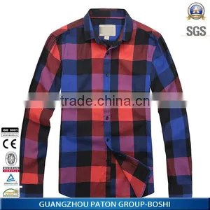 Wholesale Clothing Latest Men's Plaid Casual Shirts Of Pictures With Good Price thumbnail-1