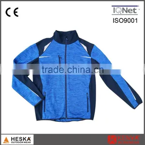 Hot Sales Melange Color Mens Weaving Wear Hiking Knitwear Jacket thumbnail-2