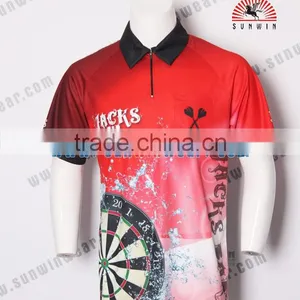 Quick Dry Darts Shirt, Cheap Custom Darts Jersey Sublimation thumbnail-4