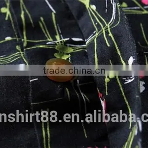 Men's Latest Fashion Long Sleeve Print Tuxedo Shirt thumbnail-4