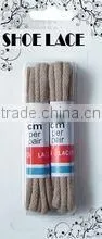 Plastic Tip Grey Round Casual Shoe Laces thumbnail-1