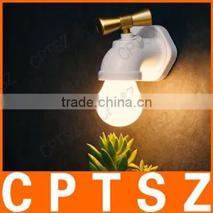 Retro Faucet Night Light Light Control Induction LED Table Lamp Wall Lamp thumbnail-3